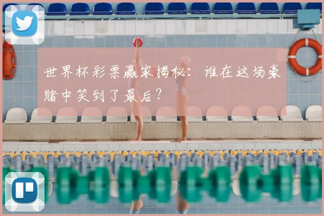 世界杯彩票赢家揭秘:谁在这场豪赌中笑到了最后?